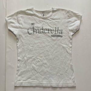 Girls Houston Ballet Cinderella T-Shirt White